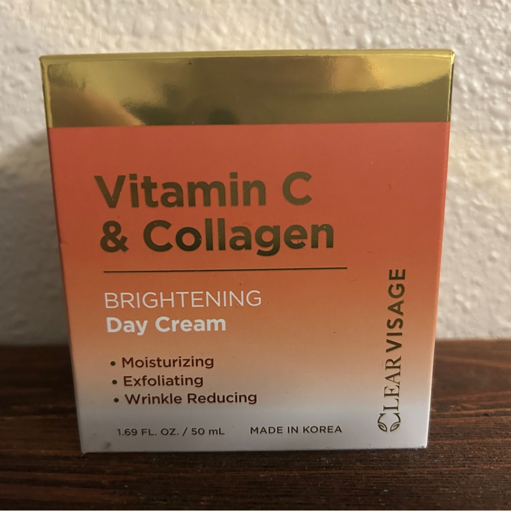 Clear visage vitamin C and collagen, moisturizing day cream